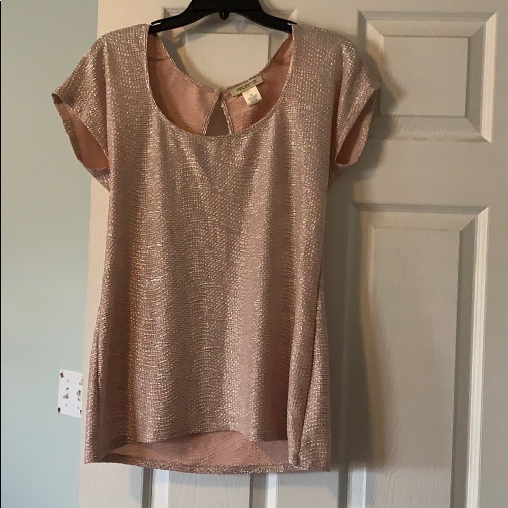 Shimmer pink top